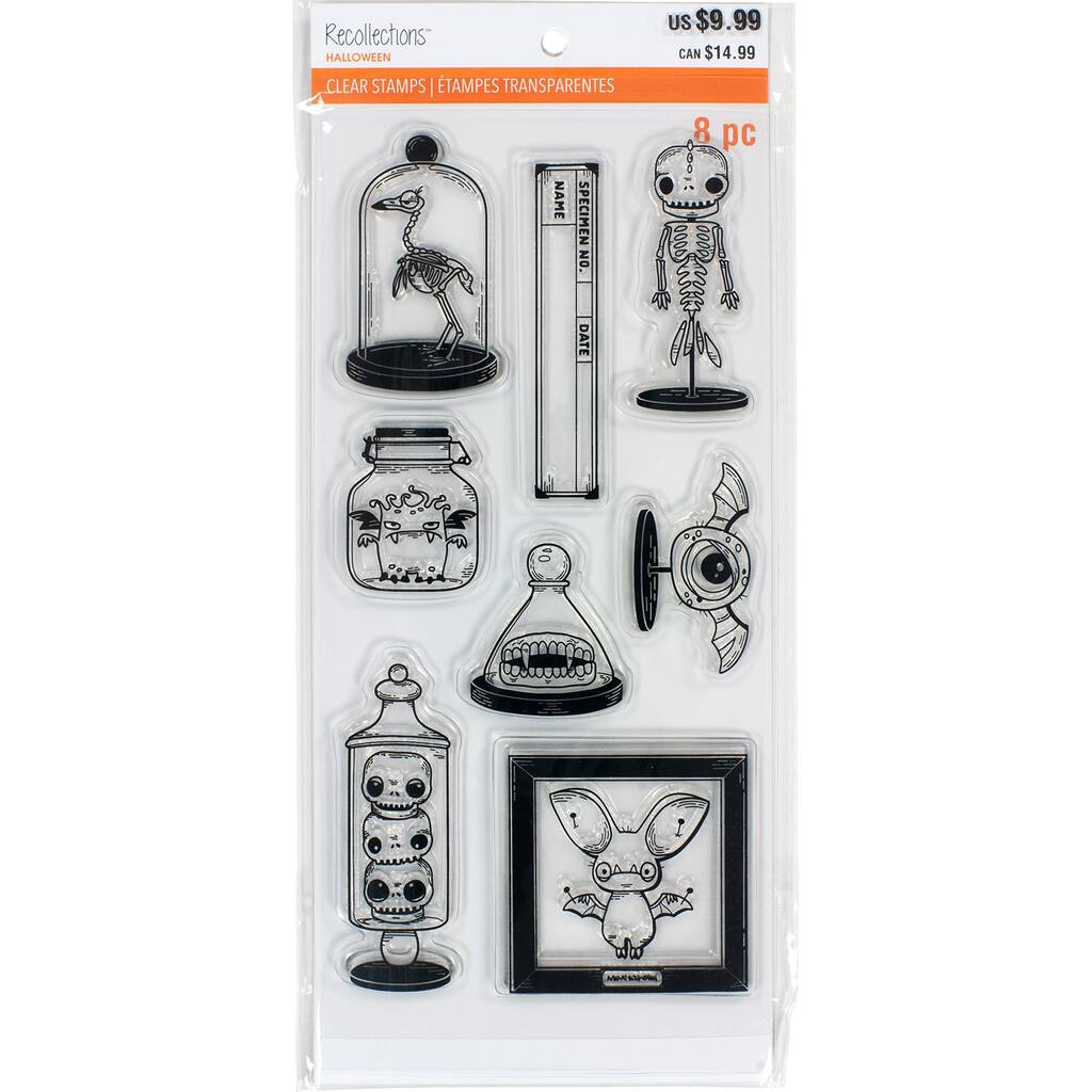 Halloween Creepy Specimens Clear Stamps By Recollections Michaels